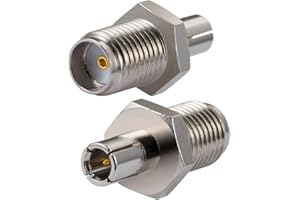 Vecys Adattatore da Presa SMA a Spina TS9 Adattatore Antenna 2G 3G 4G Adattatore Antenna TS9 SMA 2 pezzi Compatibile con Router Antenna Hsdpa Huawei LTE GSM WLAN UMTS Mobile Broadband