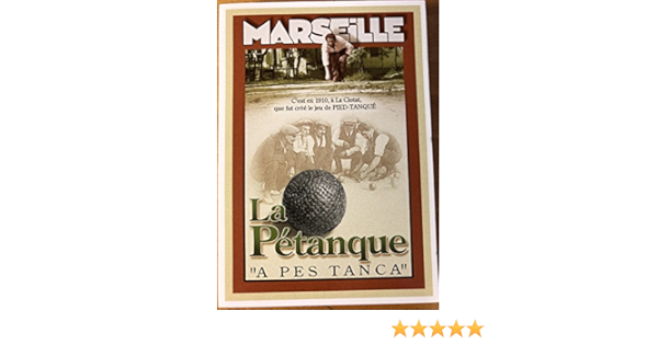 Marseille La Petanque A Pes Tanca 10x15cm Carte Postale Amazon Fr Fournitures De Bureau