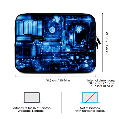 Sidorenko Laptop Tasche f  r 15 - 15 6 Zoll   Universal Notebooktasche Schutzh  lle   Laptoptasche aus Neopren  PC Computer H  lle Sleeve Case Etui  B