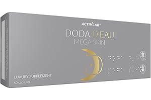 Activlab DODA D'EAU Mega Skin, 60 vegetable capsules | moisturizing properties, soothes skin irritations, skin elasticity | Evening primrose oil, gamma-linolenic acid GLA, vitamin E