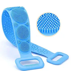 Aprime adda Bath Brush Bathing Belt Body Wash Brush Back Scrubber Body Washer For Dead Skin Removal For Men Women Kids Unisex (Multicolor) (Full, 1)