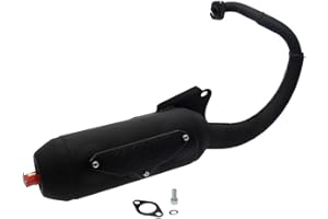 Auspuff YASUNI Eco kompatibel mit Peugeot Buxy 50cc, Elyseo, Elystar, Looxor, Speedake, Speedfight 1, 2, Squab