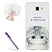 Produktbild Samsung Galaxy A5 2016 Hülle Transparent,Galaxy A5 2016 Hülle Silikon,Galaxy A5 2016 Hülle Anime,EMAXELERS Galaxy A5 2016 Hülle Rosa Flamingo Muster Soft Bumper TPU Hülle Tasche Für Galaxy A510,Galaxy A510 Hülle Blumen,Galaxy A5 2016 Hülle Ultra Dünn Silikon Transparente Schutzhülle Durchsichtig Clear Back Cover Tasche Handytasche Hülle Schale Etui Für Samsung Galaxy A5 2016,Cute Cat