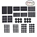Produktbild nicebuty 276pcs leicht selbstklebend Pads Schutz Möbel Tisch Stuhl Fuß Pad stempel für Möbelfüße, zum Schutz des Fußbodens aus Holz, Stuhl, Tisch, Sofa etc. – Multi Size