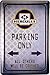 Produktbild Blechschild 20x30 cm Hercules parking only Motorrad Moped Mofa Garage Metall Schild