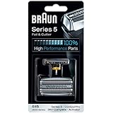 Braun Scherkopf Kombipack 51S, für Braun Rasierer, silber