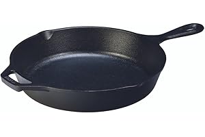 Lodge | Poêle en fonte naturelle 30cm | Sain et sans PFAS | Tous feux dont induction, four & BBQ | Made in USA