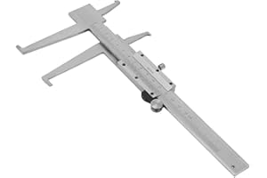 Maizoon Calibro Corsie in Acciaio Carbonio,Righello Doppia Scanalatura Interna,Calibro Diametro 9-300 mm,Strumenti Misura per fai da te/Lavorazione del Legno/Metalli/Produzione Modelli Idraulici,NE03