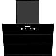 Faber Bliss 75cm 1350m³/hr Filterless Kitchen Chimney | Slant Body | Autoclean Alarm|Moodlight | Touch&Gesture | 12Yr on Motor,2Yr Comprehensive Warranty by Faber | Hood Bliss FL SC HC BK IN 75, Black