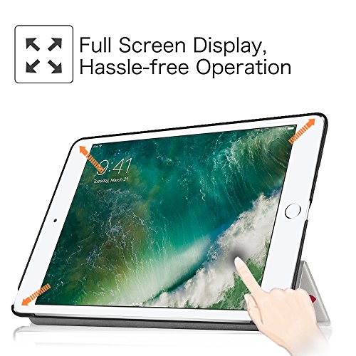 Fintie iPad 9.7 Zoll 2017 Hülle – Ultra Schlank Superleicht Ständer Smart Shell Case Cover Schutzhülle Tasche mit Auto Schlaf / Wach Funktion für Apple iPad 2017 Neue Modell, Herbst Liebe - 7