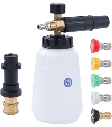 Adjutable now Foam Cannon Heavy Duty Lance Blater Wide Neck Bottle
