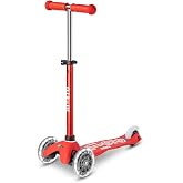 Micro Scooter Mini Micro Deluxe Red (Led) Mini Micro Deluxe Red Scooter, &Ccedil;ocuklar, Kırmızı, 2-5 yaş