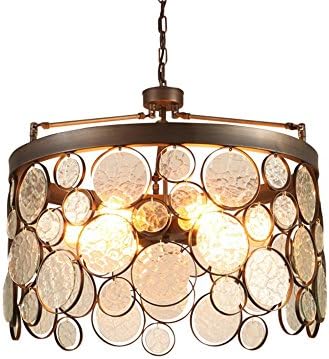 Industrial Retro Chandelier Creative Nostalgia Pendant Lamp Cafe Restaurant Bar Aisle Ceiling Lamp , 45cm