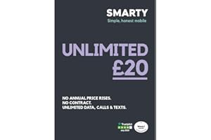 SMARTY Unlimited SIM Only 1-month flexible plan