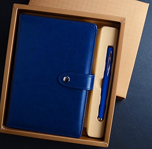 Preisvergleich Produktbild Sun Glower Büro Schulbedarf Jotter Black Kugelschreiber mit Notebook Geschenkset (Dunkelblau) Briefpapier Geschenkset
