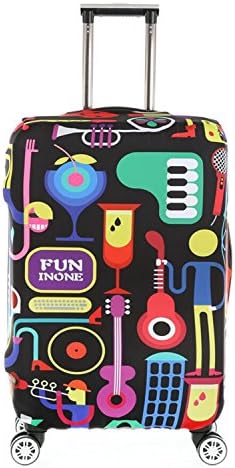 Dometool Travel Luggage Cover Suitcase Protective Bag Polyester/Spandex Stretch Fabric Cover Fits 29"-32"luggage