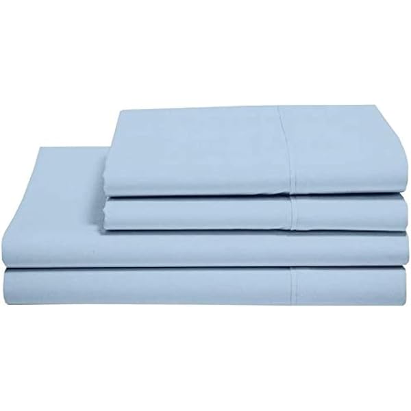 LuxClub Full Sheet Set Baby Blue - 4 Piece Microfiber Bedding With Deep Pockets, Cooling & Wrinkle-Free - View #12