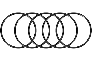 sourcing map 5pcs Nitrilo Caucho Tóricas Juntas 90mm OD 82mm ID 4mm Ancho, Métrico Sellado Empaquetadura O Ring Redondo Arandelas de Goma Surtidas para Grifos Cocina y Fontanería