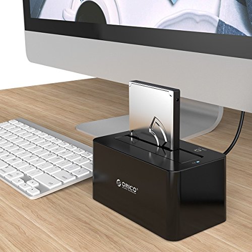ORICO USB 3.0 Type C Externe Festplatten-Dockingstation mit UASP für 2,5 / 3,5 Zoll SATA III SSD und HDD – Schwarz - 5