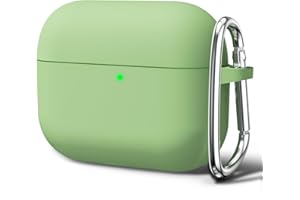 Oakxco Silikonowe etui do Airpods Pro 2, urocza dziewczęca twarda obudowa Airpods Pro 1. 2. generacji z brelokiem, kolorowa guma, miękka TPU modna estetyczna obudowa Airpods dla kobiet mężczyzn,