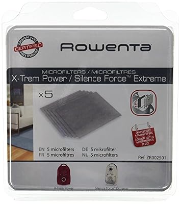 Rowenta ZR002501 Microfiltres x 5 XTrem Power