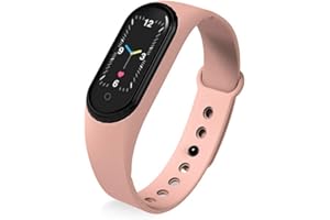 SZAERFA Pulsera de Banda Inteligente M5, IP67 Reloj Inteligente a Prueba de Agua Pulseras Presión Arterial/Monitor de frecuencia cardíaca/Podómetro Pulsera Deportiva Rastreador de Actividad física