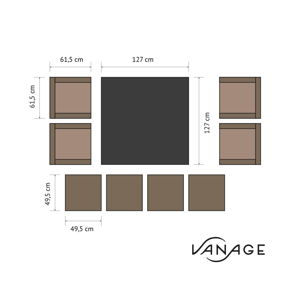 Vanage Gartenmöbel-Set „Sydney“ – Bild 13