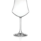 RCR Cristalleria Italiana S.p.a. Linea Ego | Calici da Acqua Vino Rosso e Bianco in Vetro Bicchieri Moderni Set 6 Biccheri di