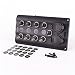 Produktbild 12v-24v 4 - gang führte wasserdicht marine boot ein schalter - panel mit 5 brecher und steckdose usb charger/toggle switch
