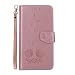 Produktbild Huawei P10 Plus Hülle, Hozor Prägung Niedlich Kleine Fette Vögel Muster 2 in 1 Premium Leder Handyhülle Brieftasche Flip Case Schutzhülle mit Kartenfach und Standfunktion - Roségold