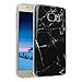 Produktbild Handyhülle Galaxy S7 Marmor, Asnlove Silkon Galaxy S7 G930 Marble Hülle Silicone TPU mit IMD Schale Case Cover Tasche Schutzhülle für Samsung Galaxy S7 G930F, Schwarz