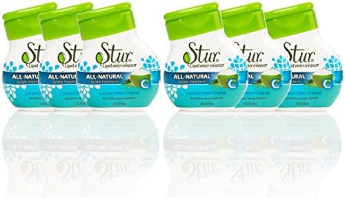 Stur® Coconut Original 6 Pack - 20 servings in each bottle (Save £2.95). Makes over 24 litres of drink. High in Vitamin C. All Natural Stevia Water Enhancer. Alternative to Squash and Fruit Juice. No sugar, 0 calories. Contains natural Stevia Sweetener. Helps to stay hydrated during Sports &amp; Fitness. Perfect for tap water, bottled still water, sparking water or Sodastream. Healthy alternative to Kool Aid, Capri Sun &amp; Bolero. Family business committed to nutrition, health and wellness.