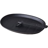 Lava D&ouml;k&uuml;m Oval Fajita Tabağı &Ouml;l&ccedil;&uuml; 18x28cm. (Harici tava tutucu dahil değildir.)