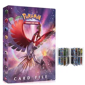 UHIPPO Trading Card Album, Collection Handbook, Best Protection for Pokemon Trading Cards GX EX (Ho-Oh and Solgaleo)