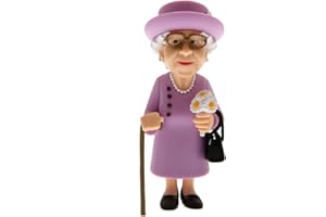 MINIX Queen Elizabeth II Figura Statua Regina Elisabetta II | The Royal Family - Altezza 12cm