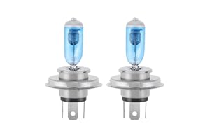 EPATHCHINA Super Bright 100W 6000K White12V Headlight Bulb 2x H4 Halogen Xenon Light