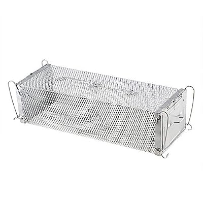 AonePro Piège à Rats 1 déclencheur à Deux Portes pour Animal Humain pour Rat, Belle, Hamster, Taupe, écureuil et Chipmunk