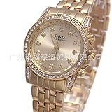 Armband Uhren auf Gold und diamanten Gold Quarz - Uhr