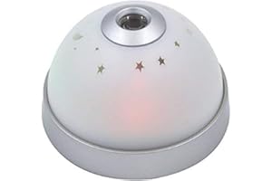 Cisixin LCD-Uhr, Bild, Projektion, digital, Snooze, Wecker, bunt, LED, wechselnder Stern, Sternenhimmel, Projektor