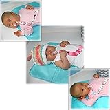 Liname Schnullerband Mit Clip Für Mädchen – 3 Stück Saugerband – Premium Qualität Universeller Schnuller Clip Für Alle Schnuller Mit Und Ohne Ring – Beidseitiges Modisches Design - 2