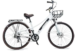 E MOTORAD - RIDE THE ELECTRIC REVOLUTION EMotorad Plymouth - Vélo Électrique Urbain pour Adultes - Pneus CST 700x40C - Moteur 36V 250W - Batterie Amovible 420 Wh - Cadre Bas en Aluminium - 5 Niveaux d’Assistance