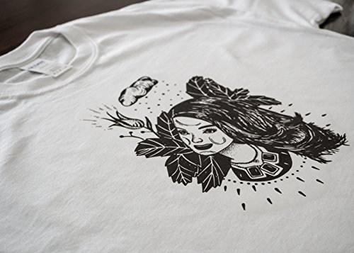SKULLPAPER T-Shirt Textil-Transferfolie FÜR HELLE STOFFE Textilien DIN A4 transparent zum aufbügeln und selbst gestalten – für Inkjet Tintenstrahldrucker (10 Blatt) - 4