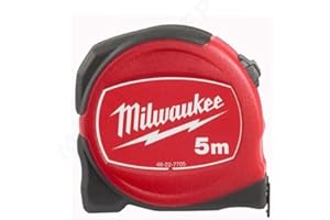 Milwaukee 0 - Metro a nastro sottile, 5 m / 19 mm