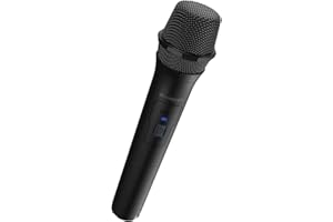 Lioncast Bezprzewodowy Mikrofon do Karaoke dla Playstation 5 / PS5 / PS4, PC, Wii, Xbox, Nintendo Switch, Let's Sing, Voice of Germany, SingStar