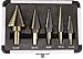 Price comparison product image Leadway ®5PCS HSS Cobalt Multiple Hole 50 Sizes Step Drill Bit Set Tools