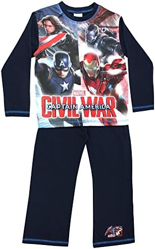 Civil War Boys Avengers Soft Cotton Pyjamas Set (5-6 Years)