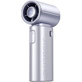 JISULIFE 9S Turbo Power Handheld Fan (22 Hours Runtime), 5000mAh Battery, 5 Speed, 5 Speed Wind, Mini Pocket Size, Portable F
