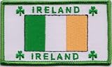 Hierro Sew On/On Parche con escudo del Gillingham F.C de la bandera de Irlanda