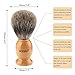 ACEVIVI Premium Shaving Brush Burlywood Handle with PVC Packing - Classic Vintage Style Barber