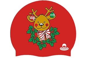 SportySwim Silicone Christmas Swim Caps